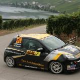 Der schwäbische Routinier Markus Fahrner ist auf dem Weg zum Sieg im ADAC OPEL Rallye Cup